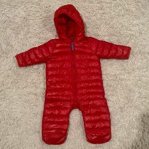 Gently worn Primary baby puffer suit [0-6m]